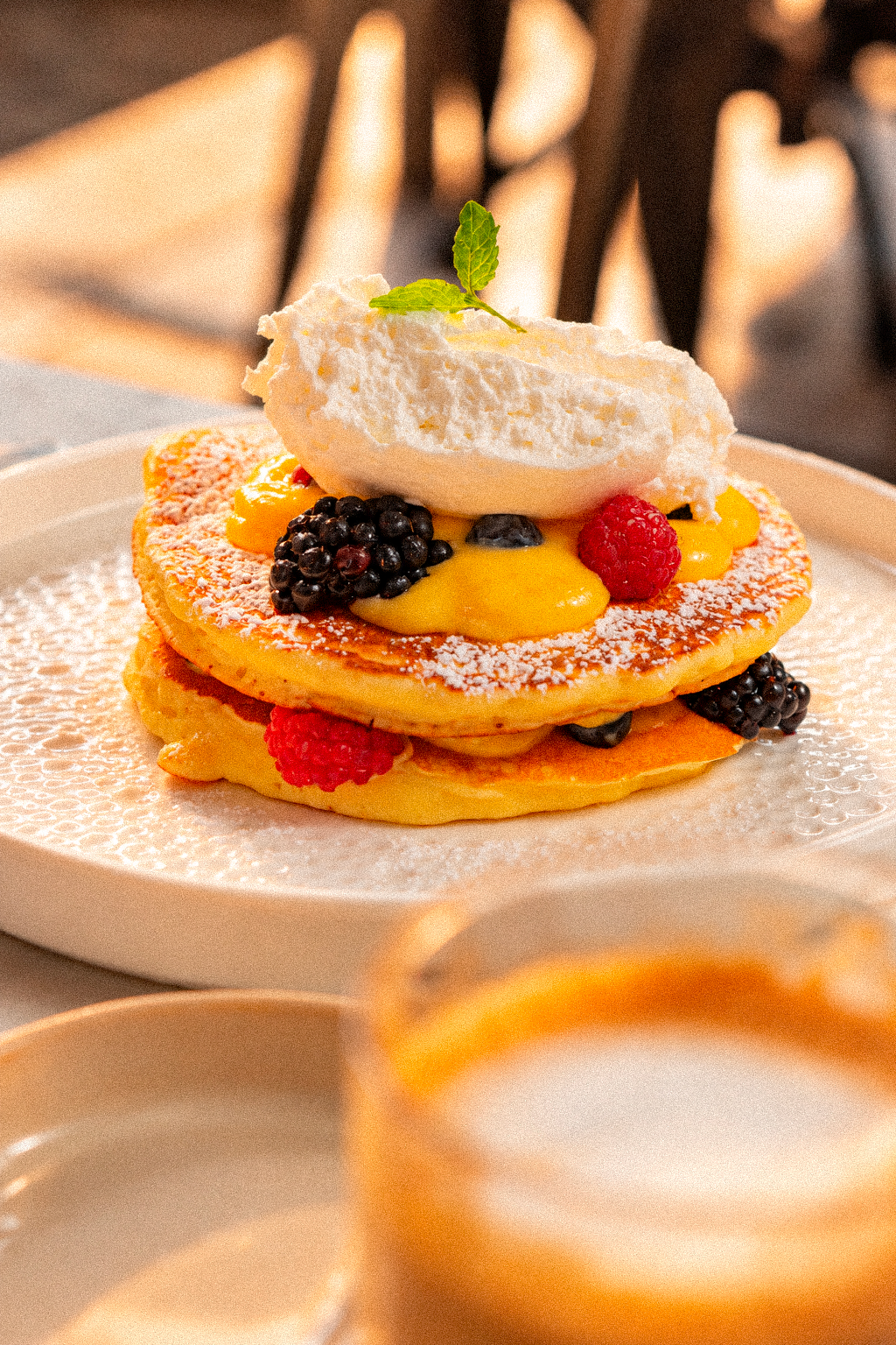 Brunch da Perdinci: pancake con frutti di bosco
